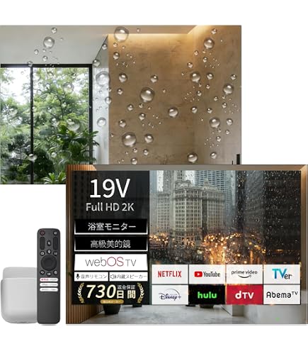Amazon | Rinnai DS-1600HV-W ホワイト [16V型浴室テレビ (地上・BS