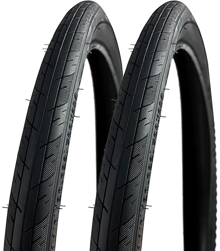 Amazon | 700 28c タイヤ 2本セット 耐摩耗モデル スリック 700 x 28c