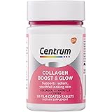 Centrum Benefit Blends Collagen Boost & Glow with Vitamins C & E, Collagen & Copper to Support Radiant, Youthful Looking Skin