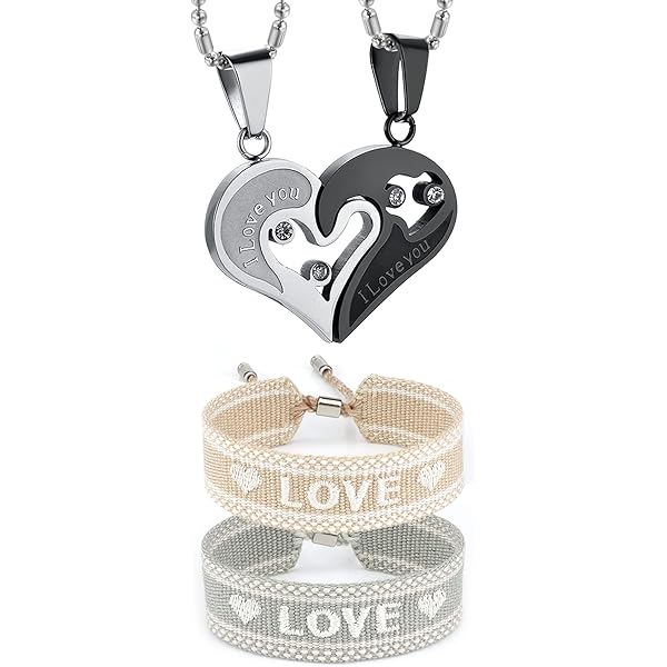 AVATA ネックレスブレスレットイアカフセット Amazon | OIDEA ペアネックレス カップルブレスレット 恋人お揃い