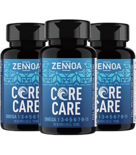 Amazon | ゼンノア ZENNOA コアケア CORE CARE 90粒 オメガ脂肪酸 中鎖