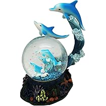 イルカのせなかFOAM Amazon.co.jp: George S. Chen Imports スノードーム イルカ
