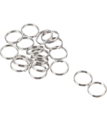 Amazon.co.jp: 二重 リング 0.8x8 ニジュウ カン 8mm 線径0.8mm 内径