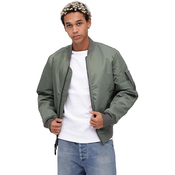 Amazon.co.jp: [ビームス] ブルゾン リラックスフィット MA-1 (撥水