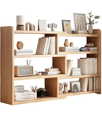 Amazon｜TOOKYLAND 本棚 5段 十区画 モンテッソーリ収納棚 大容量