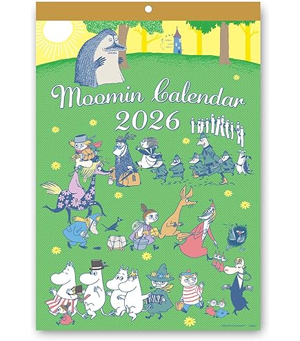 Amazon | 学研ステイフル 2026 カレンダー ムーミン 壁掛け リング