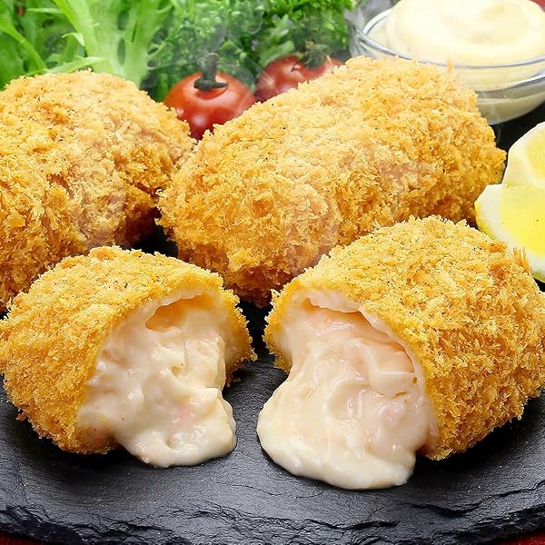 カニクリームコロッケ なめらかかにクリームコロッケ 35G 100食入: 冷凍調理品 KANTO