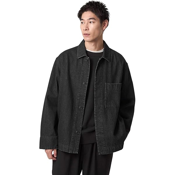 Amazon | 刺し子 ジャケット インディゴ カバーオール デニム デッキ