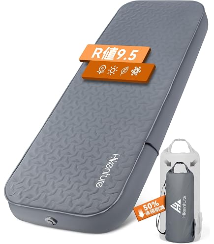 Amazon | 電動 シングルインフレーターマット 電動ポンプ内蔵 厚手10CM