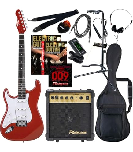 Amazon | エレキギター 初心者セット ストラトキャスタータイプ