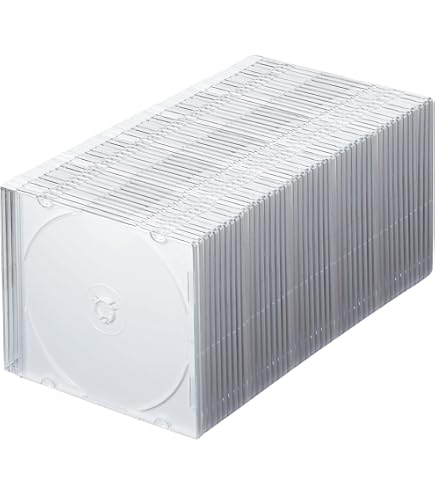 Amazon | TDK DVD/CD用 5mmスリムカラーケース 5色カラーミックス 50枚