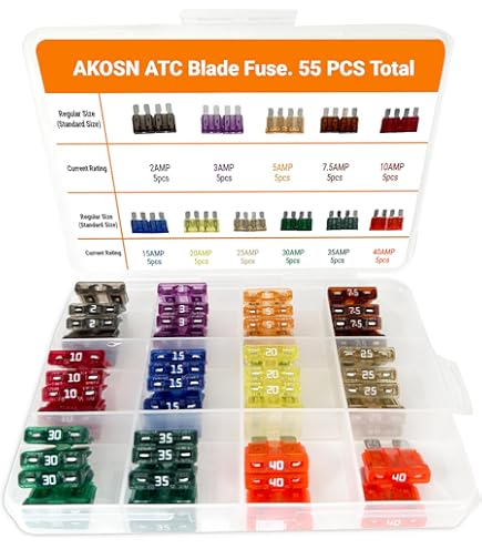 thumbnail image 2 of 50 Pack 5A Mini Blade Fuses - APM/ATM, 32V, For Car/Truck/SUV/Motorcycle 2 of 4