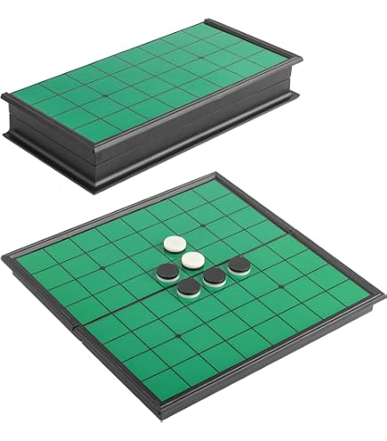 Amazon.co.jp: ハナヤマ(HANAYAMA) 本格リバーシ 盤面の透明枠で駒が