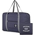 Travel Foldable Duffel Bag for Airlines, Resistant Nylon Waterproof Lightweight Travel Duffle Luggage Bag for Women Men for V