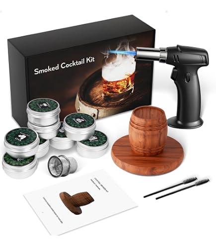 Amazon.co.jp: トーチ付きウイスキースモーカーキット - 6フレーバー