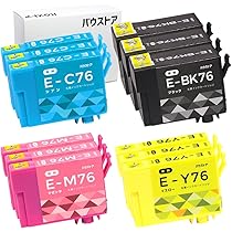 EPSON 76 インクカートリッジセット EPSON ICBK76 ICC76 インクカートリッジセット 使用済 - メルカリ