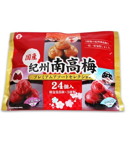 Amazon | 【2袋セット】もへじ 紀州南高梅 アソート 三種の味(かつお梅