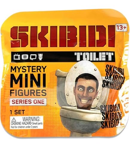 【スキビティトイレ公式】Skibidi Toilet ミステリーフィギア　5点 Amazon.co.jp: SKIBIDI(スキビディ) トイレミステリーフィギュア