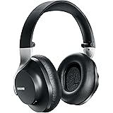SHURE シュア AONIC 40 ワイヤレス・ノイズキャンセリング・ヘッドホン SBH1DYBK1-J ブラック : 黒プロ仕様 密閉型 外音取り込み Bluetooth ブルートゥース Type-C ケーブル マイク付 モニター 楽器 ギター 