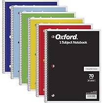 Amazon | TOPS 1-Subject スパイラルノート カレッジルール 10.5