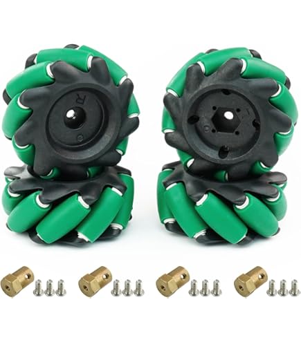 Nexus ロボット（台車型・メカナムホイール） Amazon | 48mmスチールメカナムホイール4コセット (14209) [台車