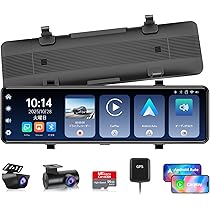【年末セール中】ドライブレコーダー ミラー型 Carplay Android対応 Amazon.co.jp: 【2025再革新分離式ドライブレコーダー ミラー型・4K
