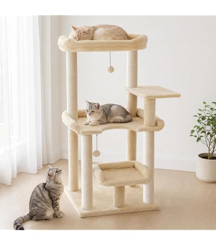 Amazon | アドメイト (ADD. MATE) 猫のおあそびポール お魚ファミリー