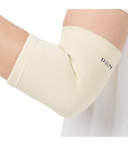 Amazon.co.jp: 日本製 シームレス サポーター ひじ用 1P (白, L