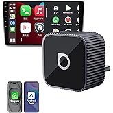 【公式】オットキャスト MINI Slim Type-C Ottocast 新型ミニCarPlay Android Auto ワイヤレスUSB-Cカーアダプター ブラック 2025最新 アンドロイドオート＆カープレイ無線化接続Adapter 純正有線