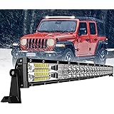 LED作業灯 300W 42インチ LEDライトバー 車 曲がった 12V 24V兼用 広角狭角発光 6000k IP68 防水LEDワークライト LED投光器 車角形 ATV/SUV/トラック用品 現場作業 汎用作業灯 車外灯 デッキライト 農業機