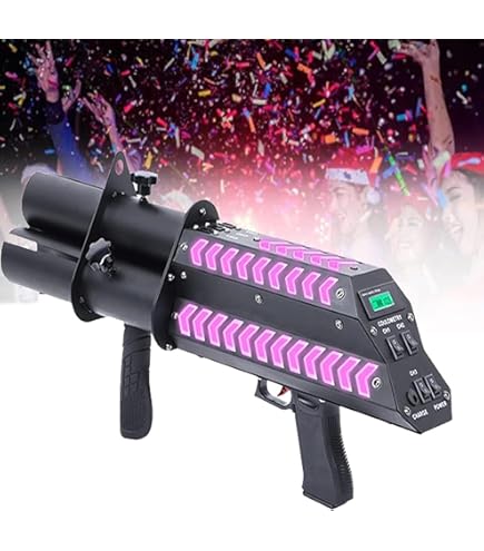 Amazon.co.jp: WJW ワイヤレス紙吹雪ランチャーキャノン、LED