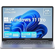 Amazon.co.jp: 【ノートパソコン 16GBメモリ+512GB SSD N95 最大