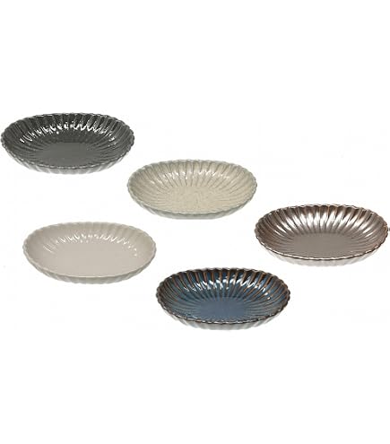 美濃焼 細十草 楕円 小皿5枚セット Amazon｜大東亜窯業(DAITOUA Ceramics) 器 食器 小皿 セット 5枚 美濃