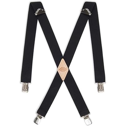 Amazon | Dickies メンズ Perry Yバック 調節可能なサスペンダー