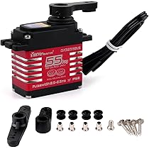 Amazon | DIYmall GX3255BLS デジタルサーボ 7.4V 55KG 高トルク