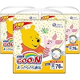 【パンツ Mサイズ】グーン まっさらさら通気 (6~12kg) 男女共用 [ケース販売] 【Amazon.co.jp限定】 <ディズニーデザイン> ホワイト 228枚(76枚×3)