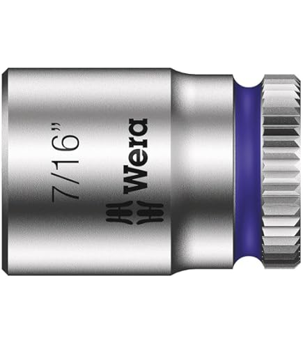 Amazon.co.jp: WERA ヴェラ 差込角1/4DR 1/4インチZYKLOPソケット 六角