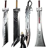 FF14 ファンタジー コスプレ道具 クラウド・ストライフ バスターソード 刀剣武器 破壊の刃 六式の大剣 FF14 サンクレッド・ウォータース PU道具 108CM 撮影 家飾りCOSPLAY ハロウィンカーニバルパーティ (破壊の刃-グレー)