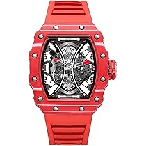 Amazon | FEICE 腕時計 メンズ 高級 スケルトン うで時計 自動