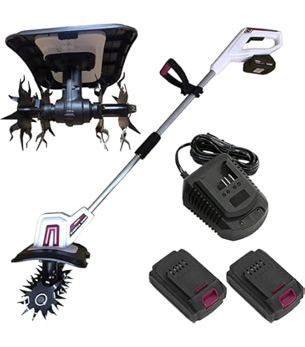 電動耕運機 家庭用 充電式 18-21 Vマキタ電池互換 SK5マンガン鋼波型 Amazon | 電動耕運機 家庭用 充電式 18-21 Vマキタ電池互換 SK5