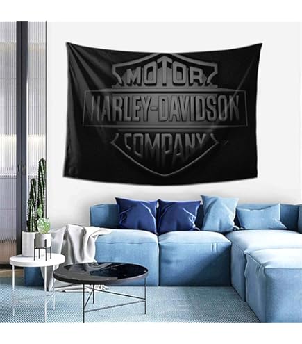 Amazon.co.jp: ハーレーダビッドソン タペストリー ポスター おしゃれ
