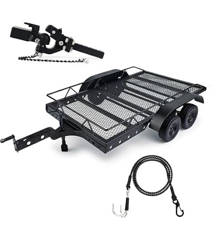 Amazon | RCMYou アルミRCトレーラー 1/10 1/8 RCクローラー TRX4 TRX6