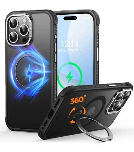 Amazon.co.jp: Cakublse iPhone 15 Pro ケース 耐衝撃 リング付き