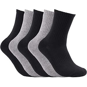 靴下 秋冬 厚手 綿 メンズ ハイソックス パイル地 暖かい 防寒 消臭 抗菌 蒸れない ビジネス/アウトドア 24-28cm 5足セット …