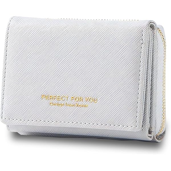 三つ折り財布 ネイビー/ホワイト Amazon.co.jp: [アルディ] 財布 レディース 三つ折り ブルー