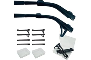 [SAKURA-LAB] メガネ ズレ落ち防止 メガネ固定 シリコン製柔らかい滑り止め メガネロック 収納ケース