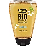 Mielizia(ミエリツィア) アカシア の 有機 ハチミツ (スクイーザーボトル) 350g はちみつ (100% オーガニック 非加熱 bio)(ルーマニア & イタリア 産)