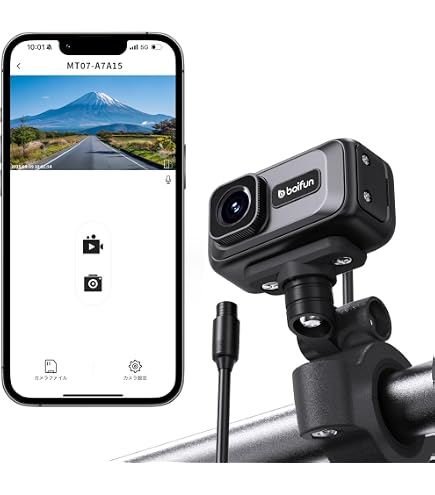 Amazon.co.jp: 【自転車用とバイクドラレコ】BOIFUN 2K録画（400万