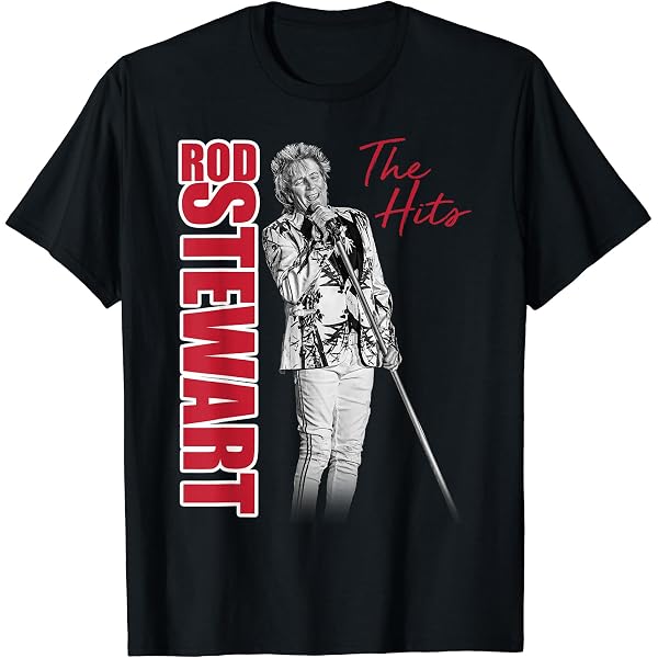 Amazon | Rod Stewart 公式 Rock The Holidays Tシャツ Tシャツ | T