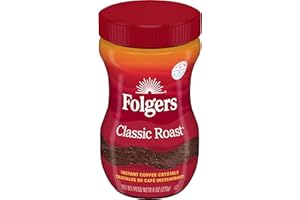 Folgers Classic Roast Instant Coffee, 8 Ounces